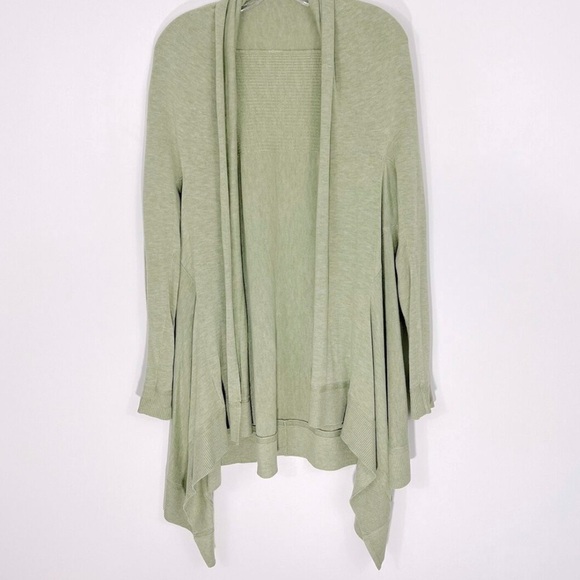lululemon athletica Sweaters - Lululemon Cashlu Knit Wrap Cardigan in Heathered Rosemary Green SzXS/S